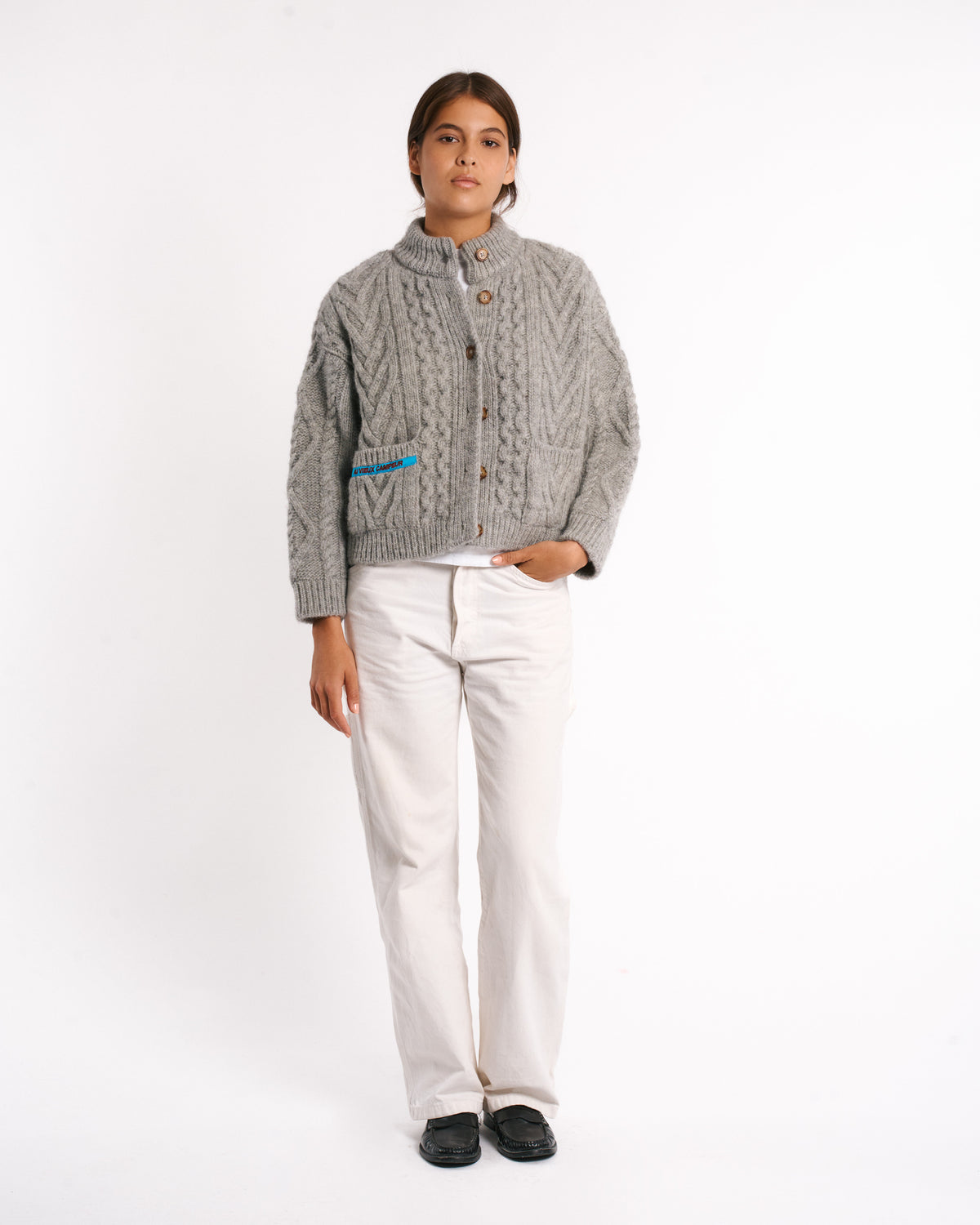 Au Vieux Campeur - Paid Holidays - Elena Cardigan - Heather Gray