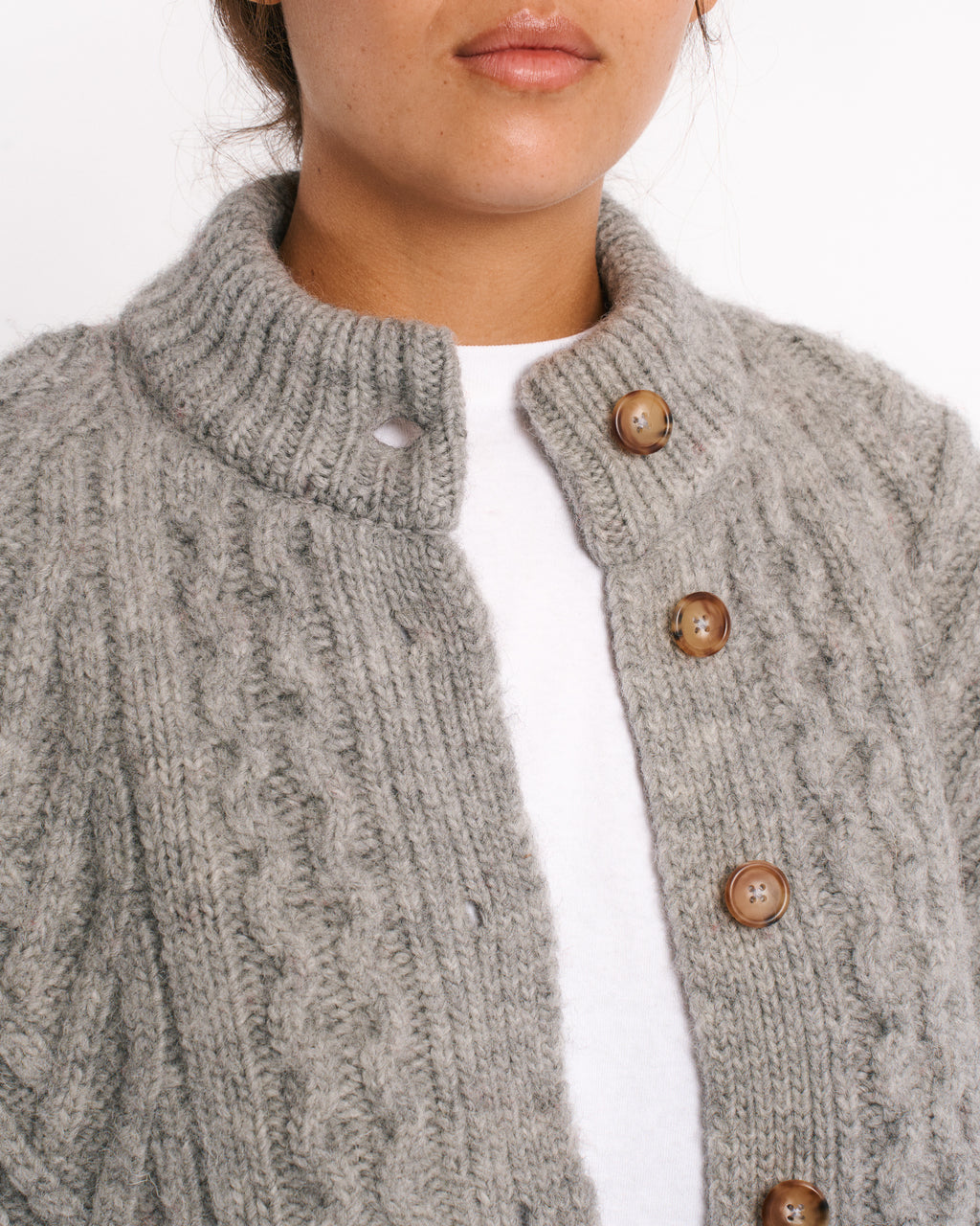Au Vieux Campeur - Paid Holidays - Elena Cardigan - Heather Gray