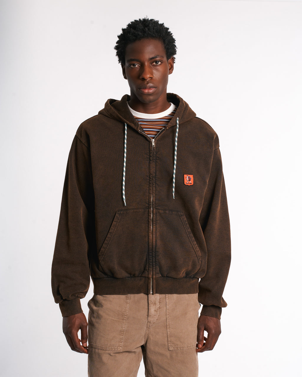 Au Vieux Campeur - Congés Payés - Sweat à capuche felix - Marron