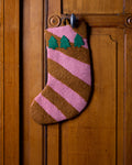 Handwoven Ornament - Christmas Stocking