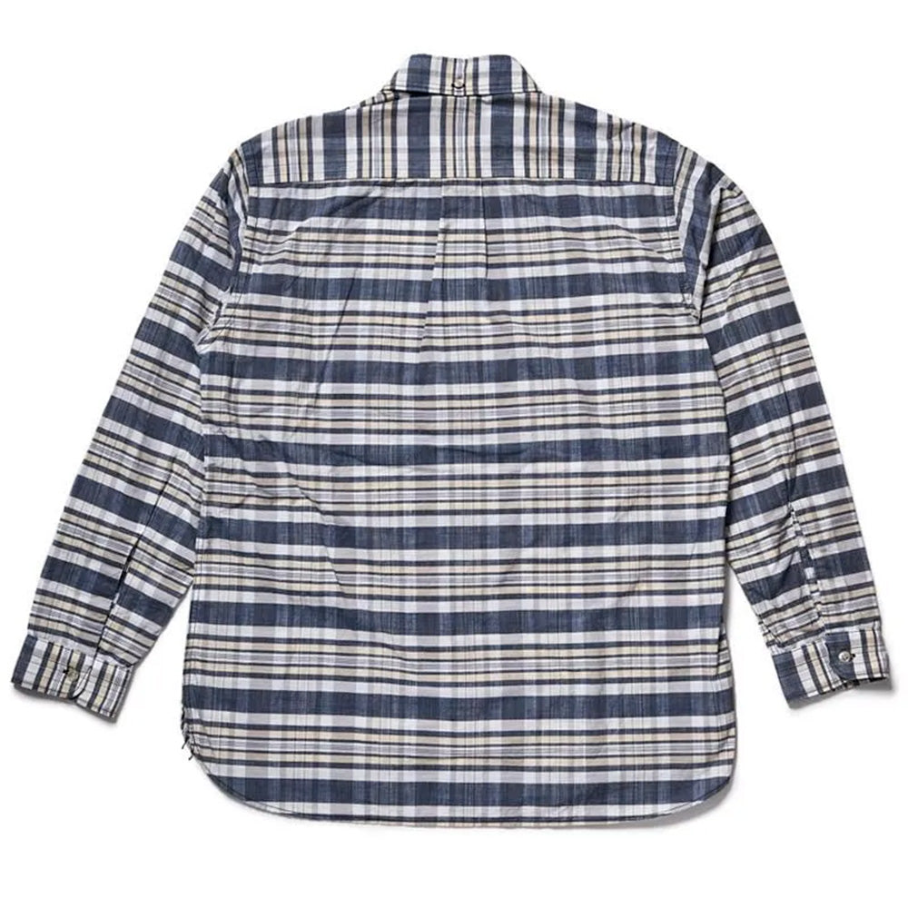 Warehouse & Co - The King Of Madras JG16 Shirt - Navy