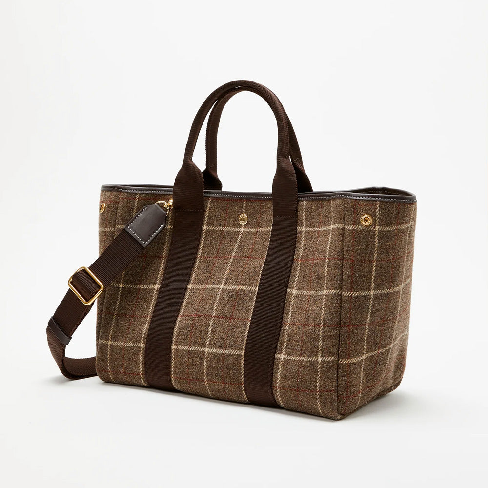 Rue de Verneuil - Sac Traversée M Hunting Tweed - Marron