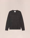 Pull Merci Paris NN.07 Sammy gris en laine à col rond avec finitions à bords roulottés