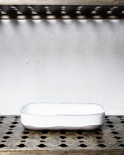 Merci x Serax - Stoneware deep dish n°5 - Mastic
