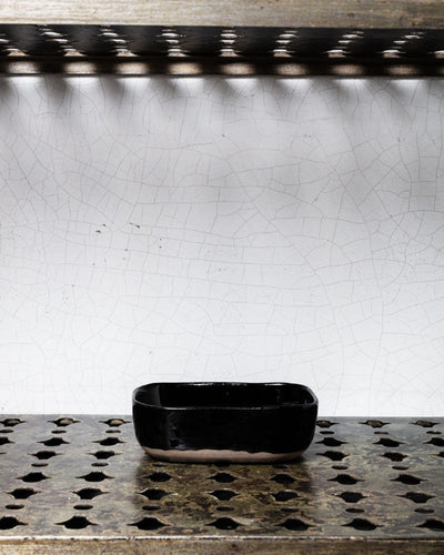 Merci x Serax - Stoneware deep dish n°6 - Ink Black