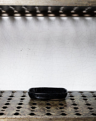 Merci x Serax - Stoneware deep dish n°7 - Ink Black