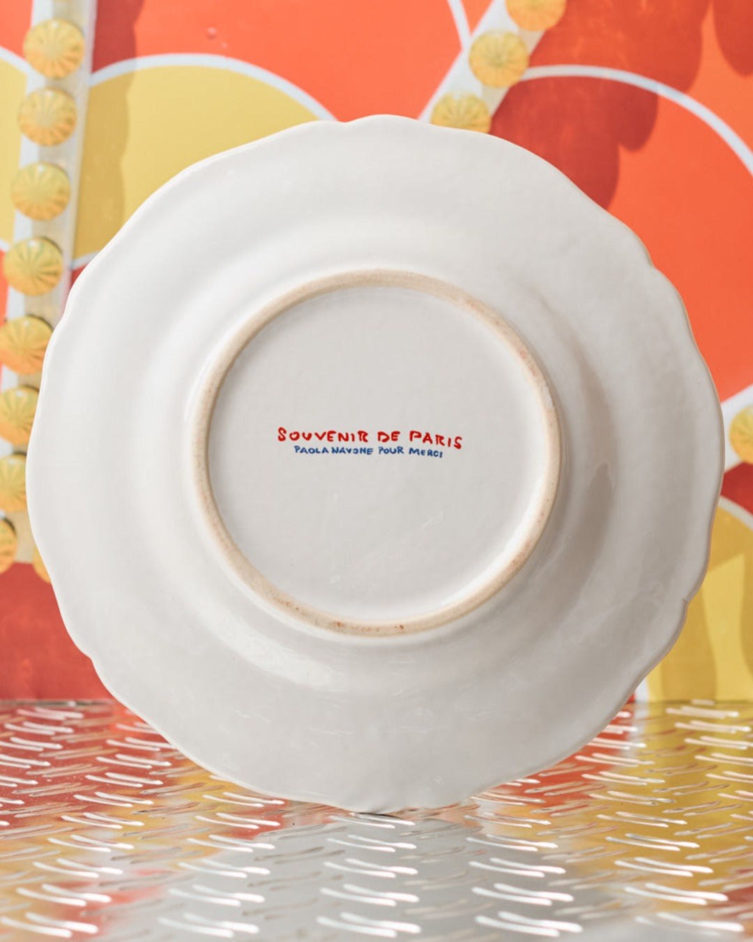 Merci - Earthernware plate - Bistrot