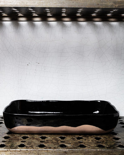 Merci x Serax - Stoneware oven dish n°10 - Ink Black