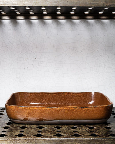 Merci x Serax - Stoneware oven dish n°10 - Ochre