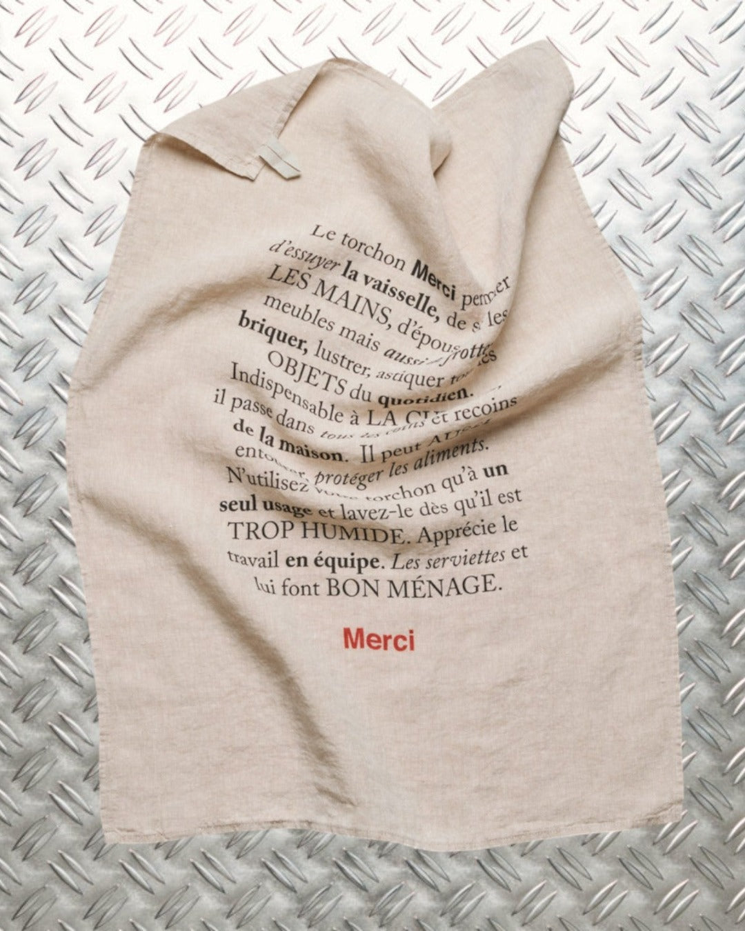 Torchon Merci - Naturel