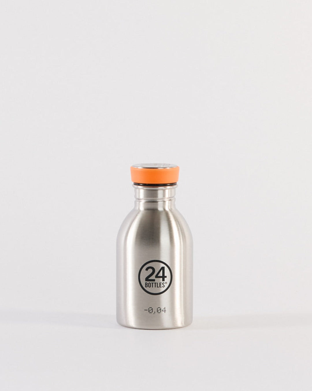 24 Bottles - Reusable steel bottle 250 ml - Basic - Steel