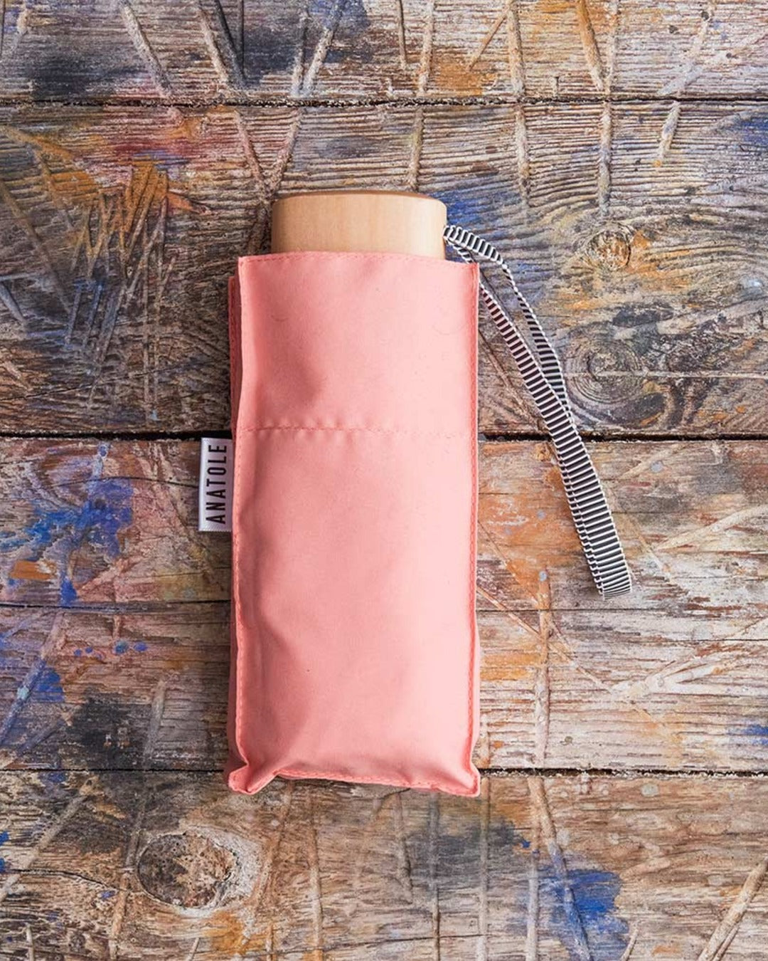 Anatole - Small wooden umbrella - Pink