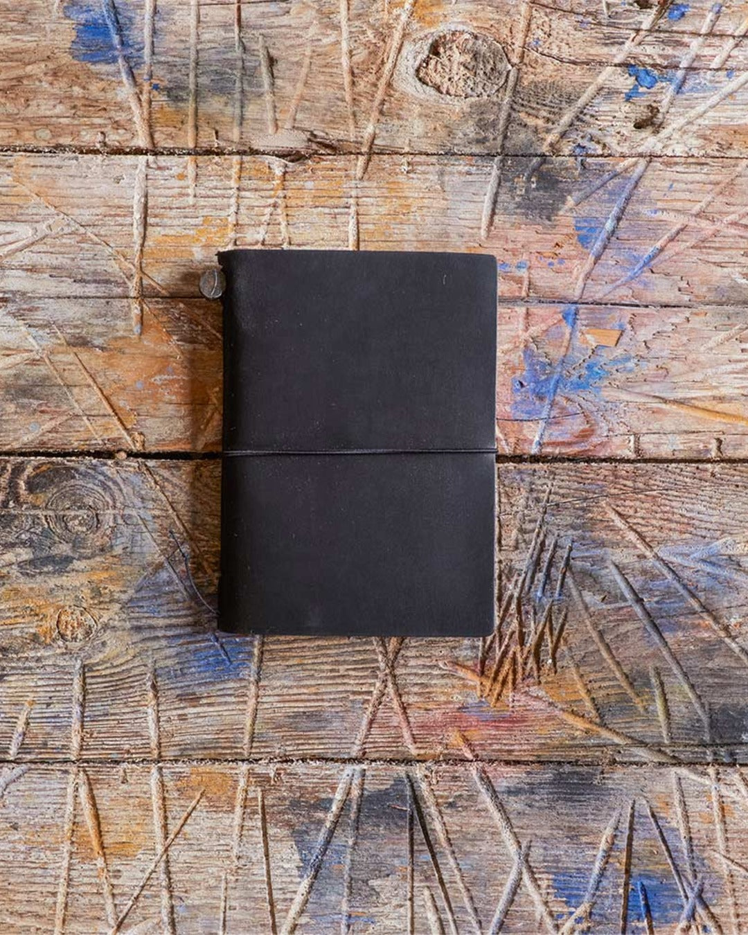 Designphil - Carnet Passeport En Cuir - Noir