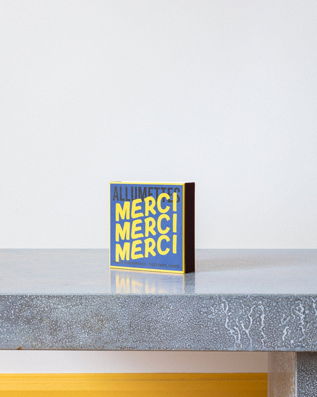 Merci - Box of 120 big matches - Merci Yellow