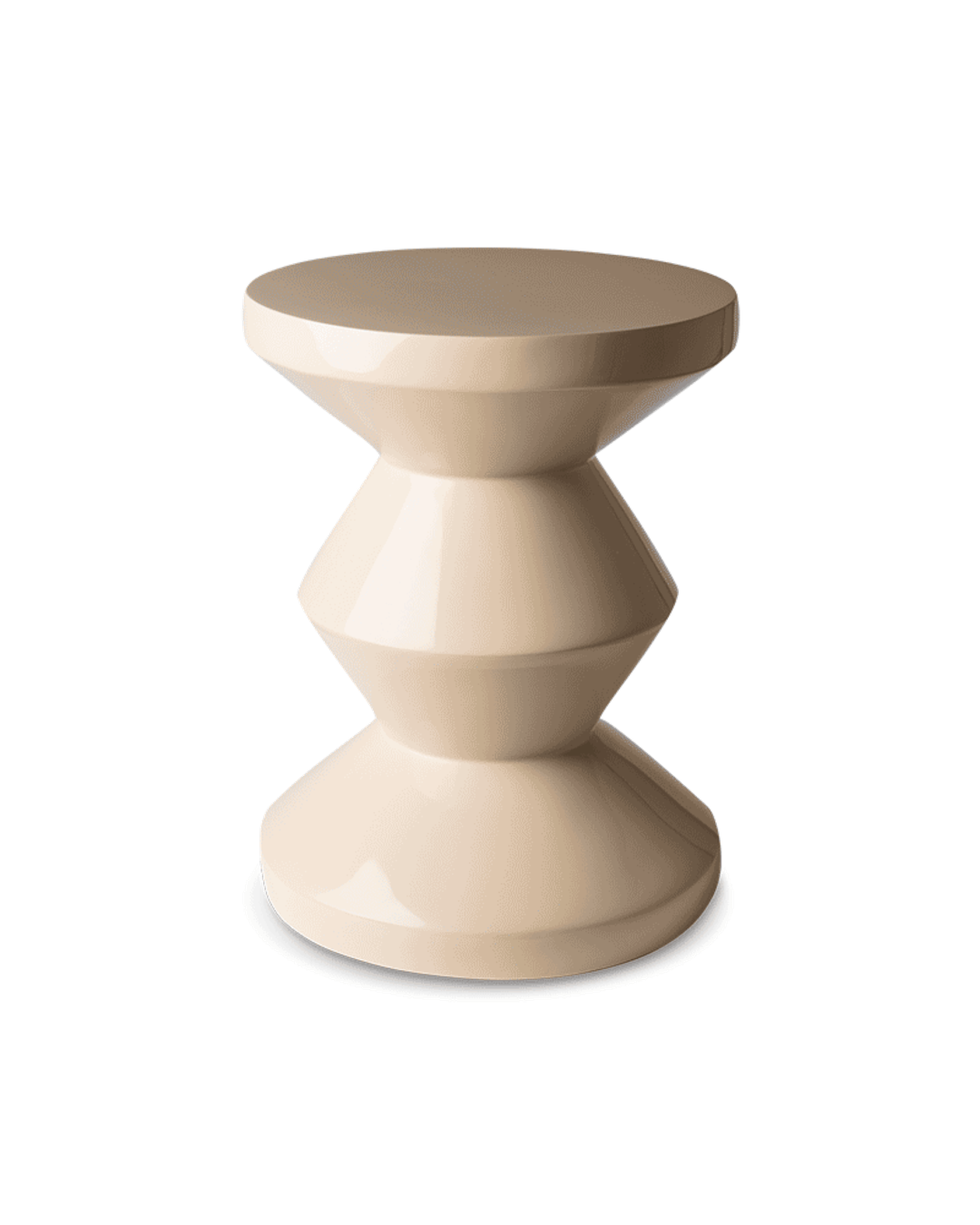 Pols Potten - Bout De Canapé Zig Zag - Beige