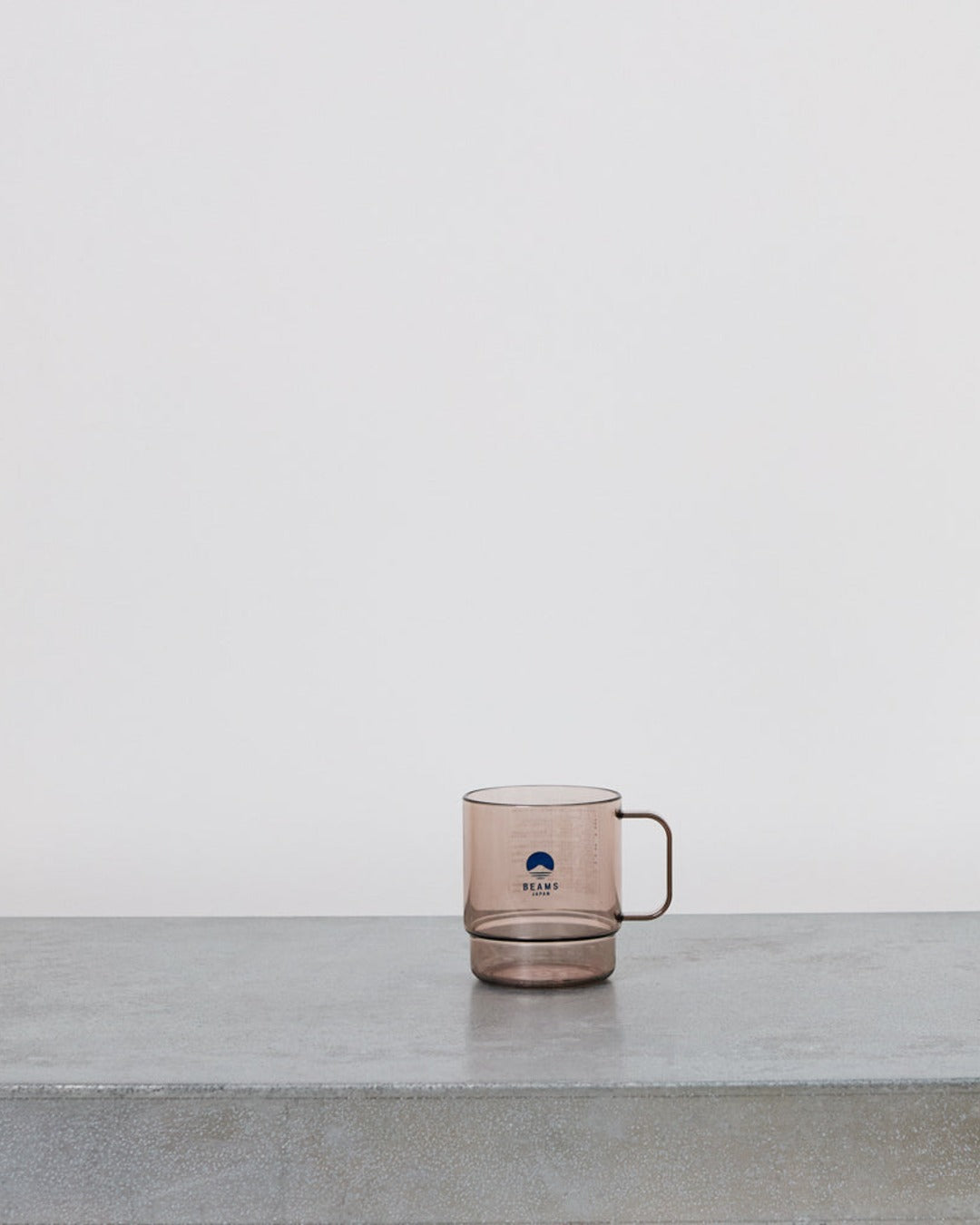 Beams Japan - Mug Transparent - Marron & Bleu
