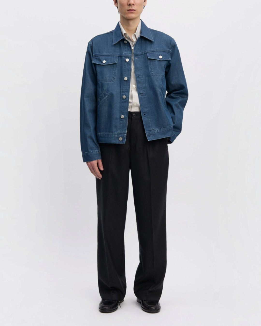 Another Aspect - Veste en denim 2.0 - Bleu