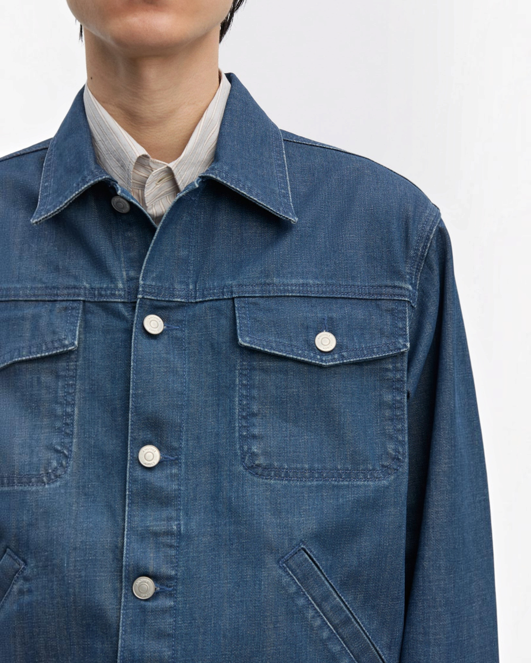 Another Aspect - Veste en denim 2.0 - Bleu