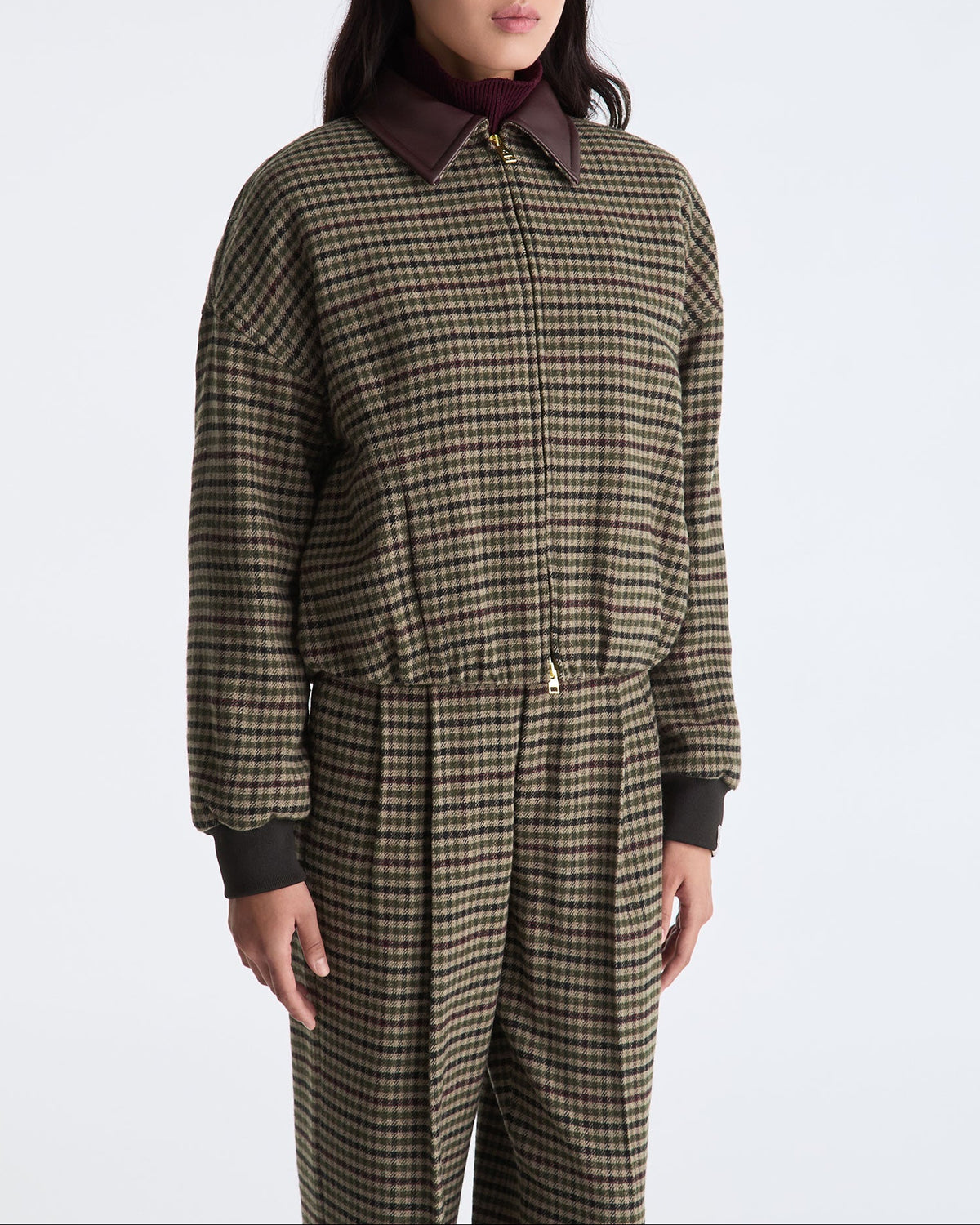 Peuterey - Veste Nalis À Carreaux - Vert