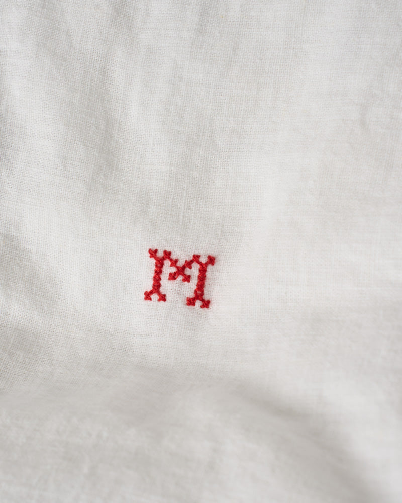 Merci - Embroidered Linen Bedding Set - 01 Ruché