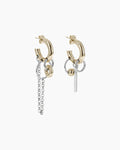 Justine Clenquet - Boucles D'Oreilles Irvin - Gold Palladium