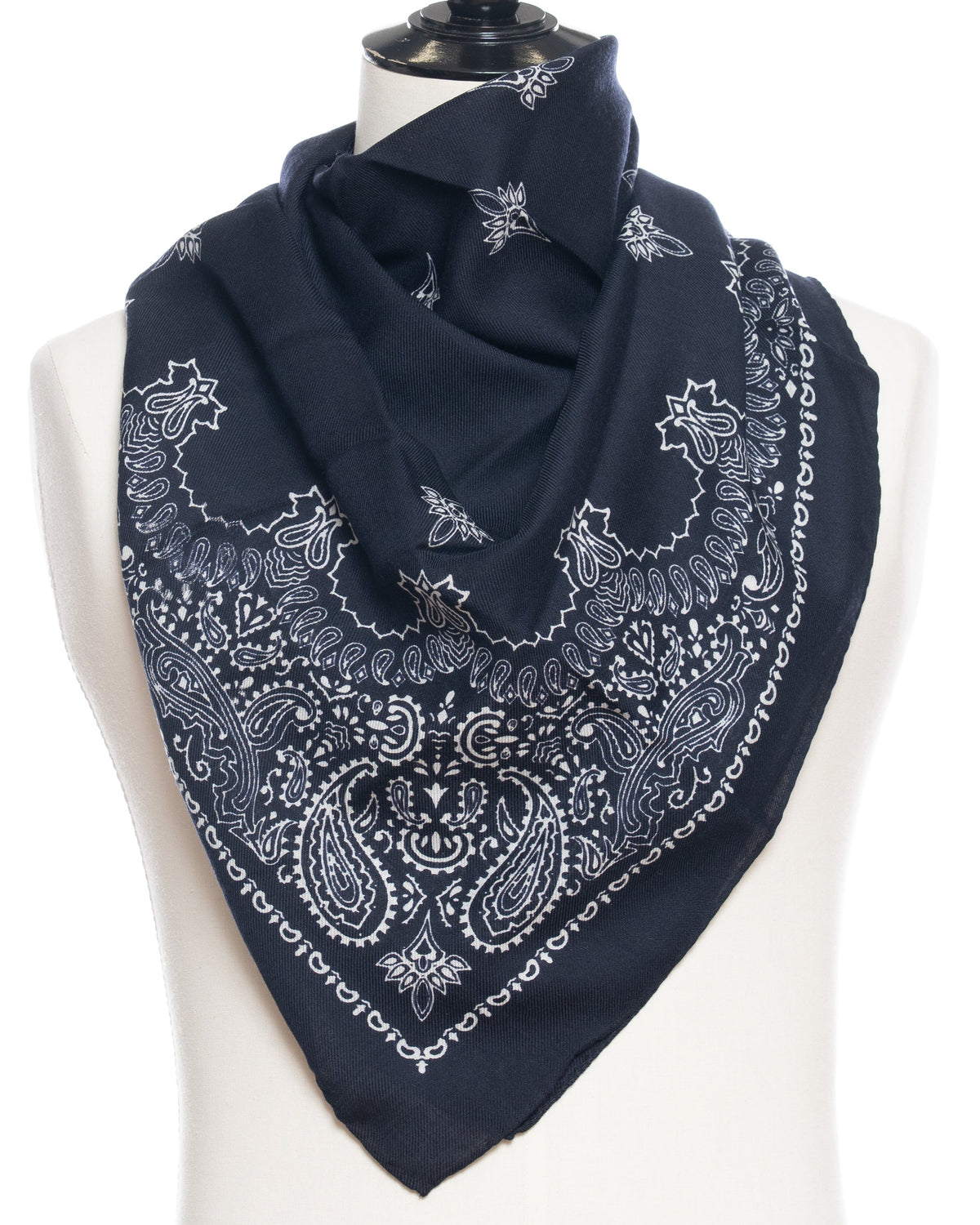 Destin - Écharpe Judy Carré Bandana - Bleu