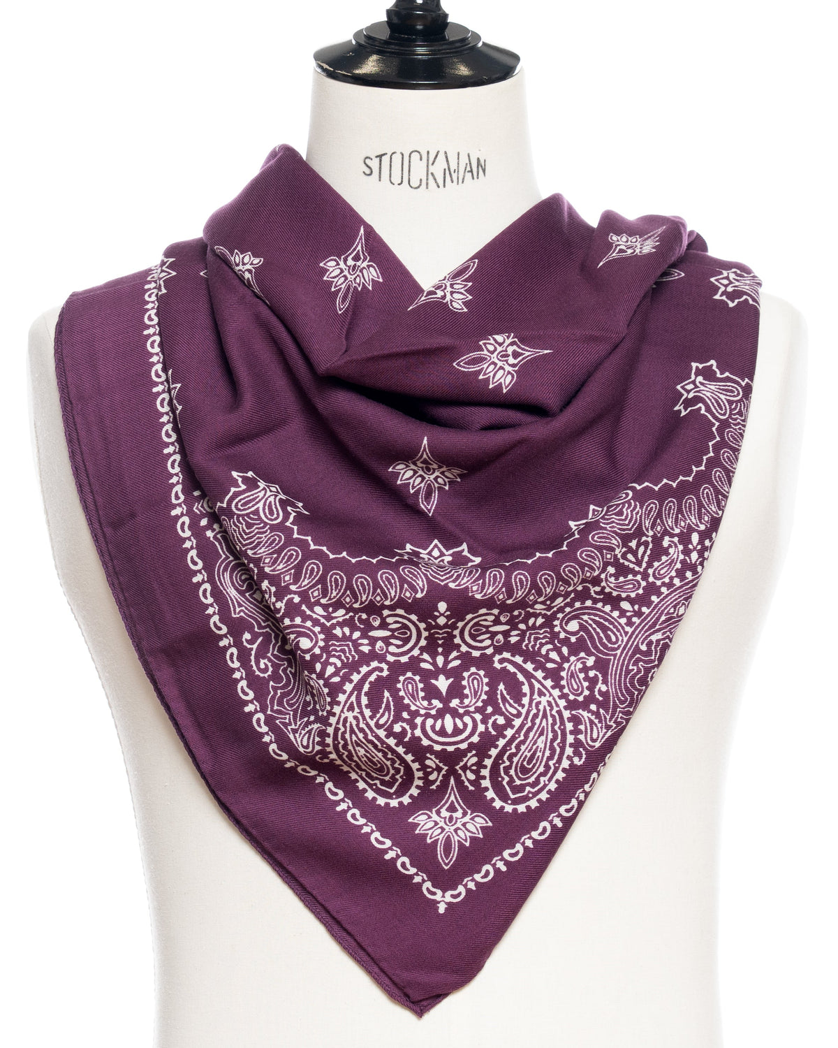 Destin - Écharpe Judy Carré Bandana - Pourpre