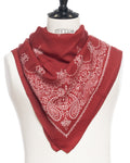 Destin - Écharpe Judy Carré Bandana - Rouge