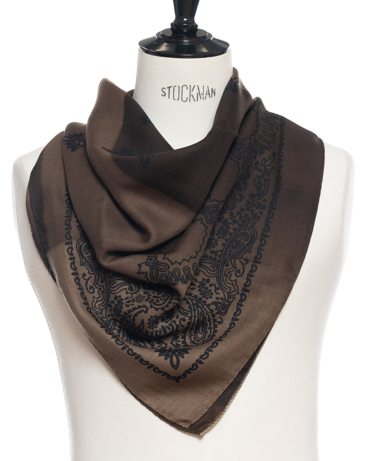 Destin - Écharpe Judy Carré Bandana - Marron