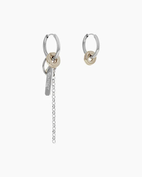 Justine Clenquet - Boucles D'Oreilles Kali - Gold Palladium