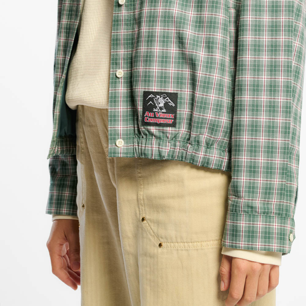 Veste à carreaux Claude - Vert & Blanc - Au Vieux Campeur Cp - vue 4