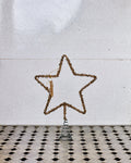 Ornament - Gold Star with Pearls