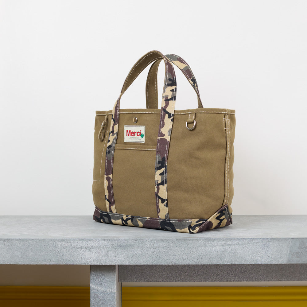 Cabas Candide en canvas - Camo - Merci - packshot 3