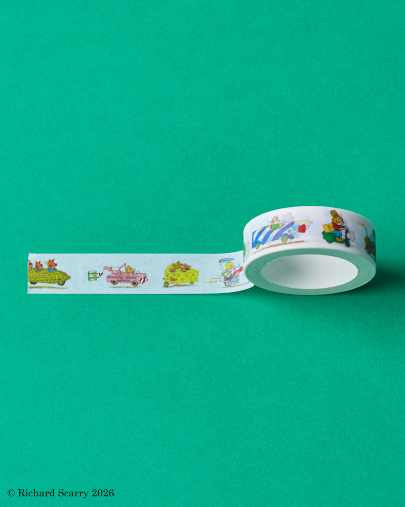 Merci x Richard Scarry - Masking Tape Cars