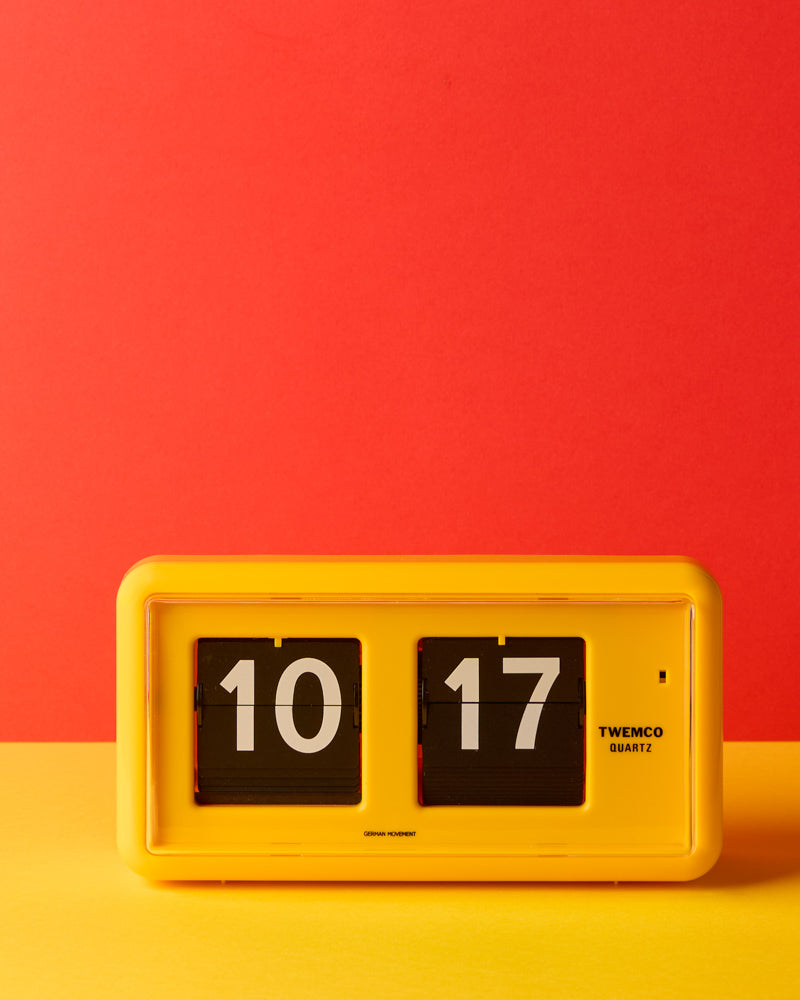 Twemco - Horloge Qt 30 - Jaune