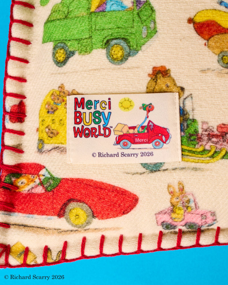 Merci x Richard Scarry - Housse De Coussin