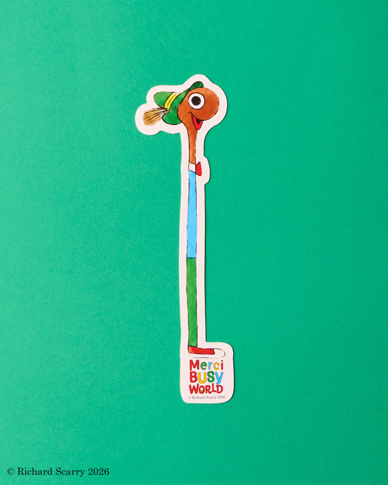Merci x Richard Scarry - Marque Page
