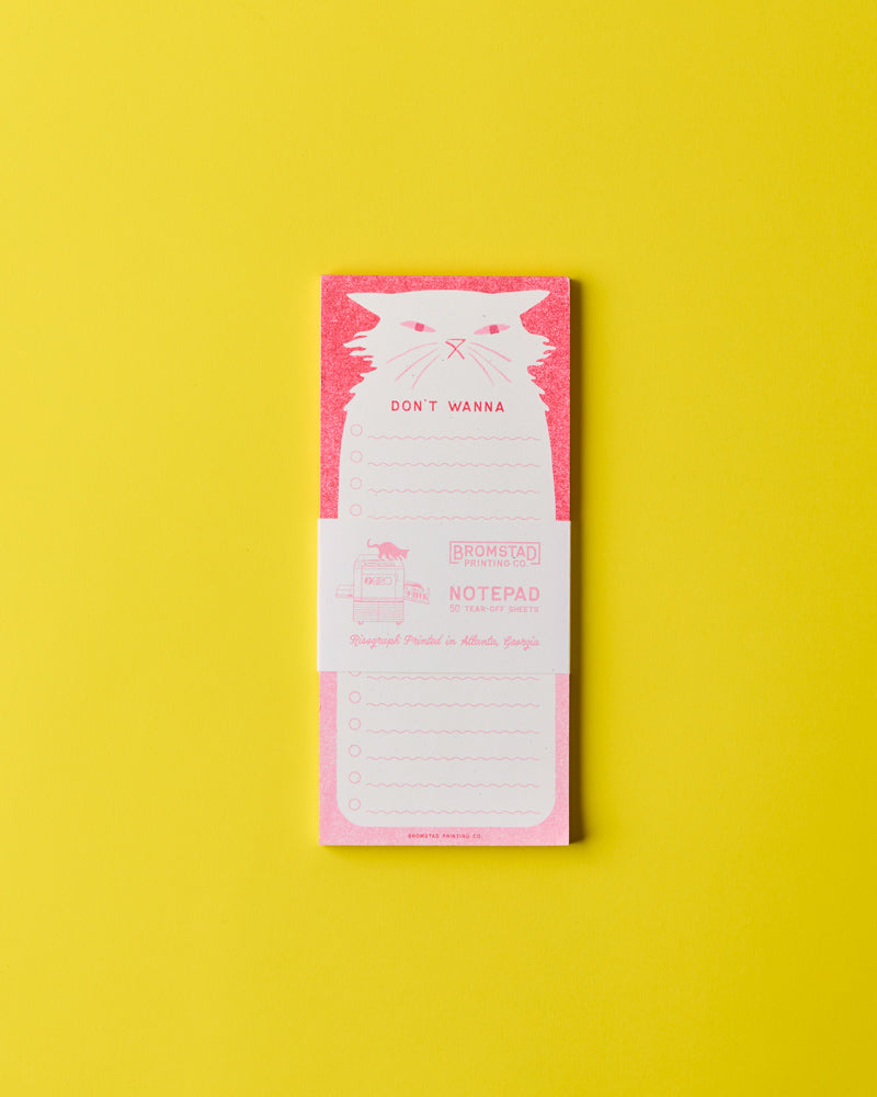 Bromstad Printing Co - Boc-note: Don't Wanna