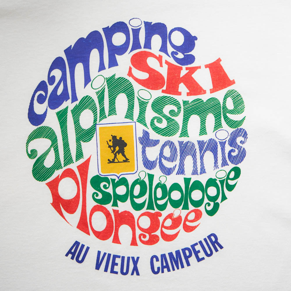T-shirt Manches Courtes Couverture 1968 - Blanc - Au Vieux Campeur Cp - détail 5