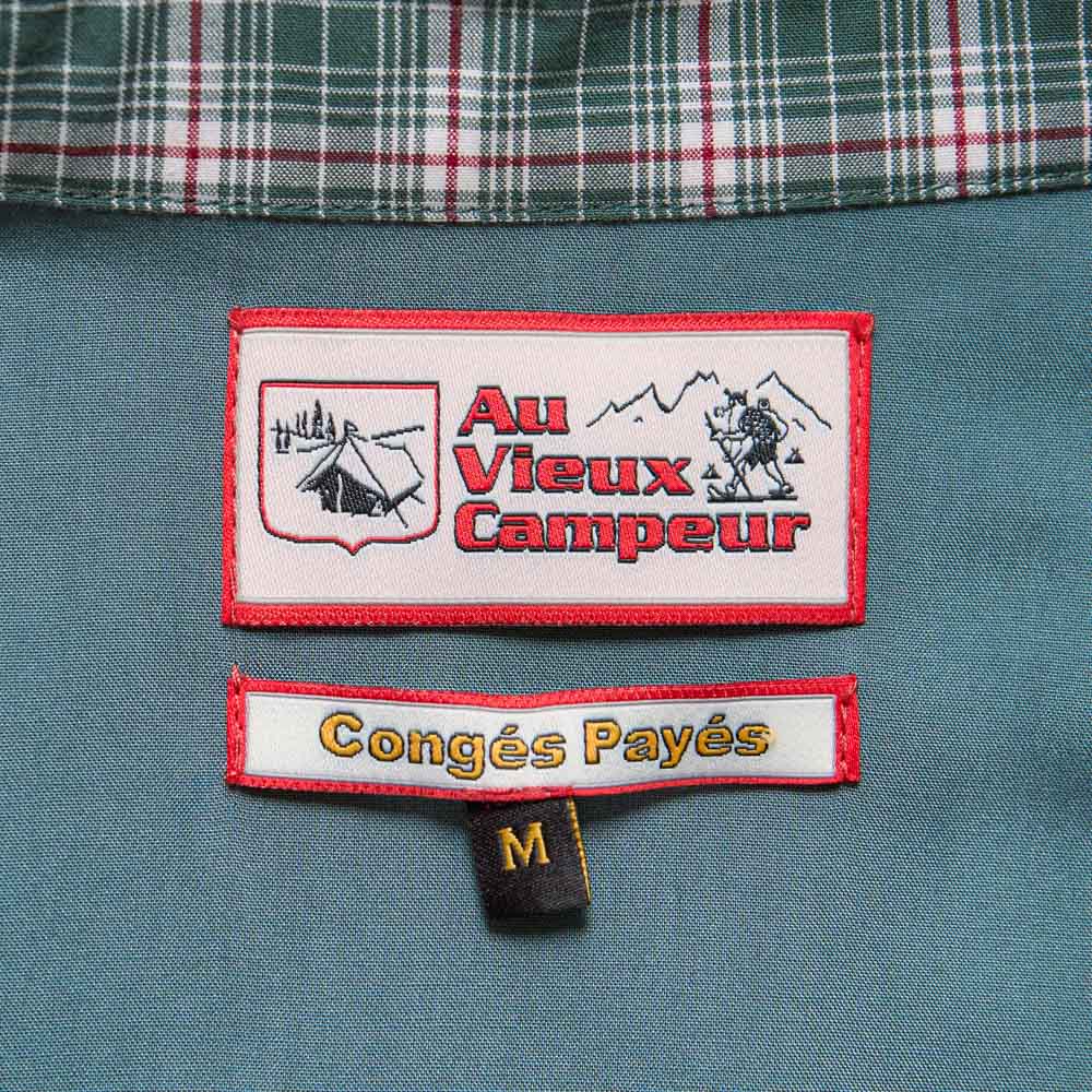 Veste à carreaux Claude - Vert & Blanc - Au Vieux Campeur Cp - détail 9
