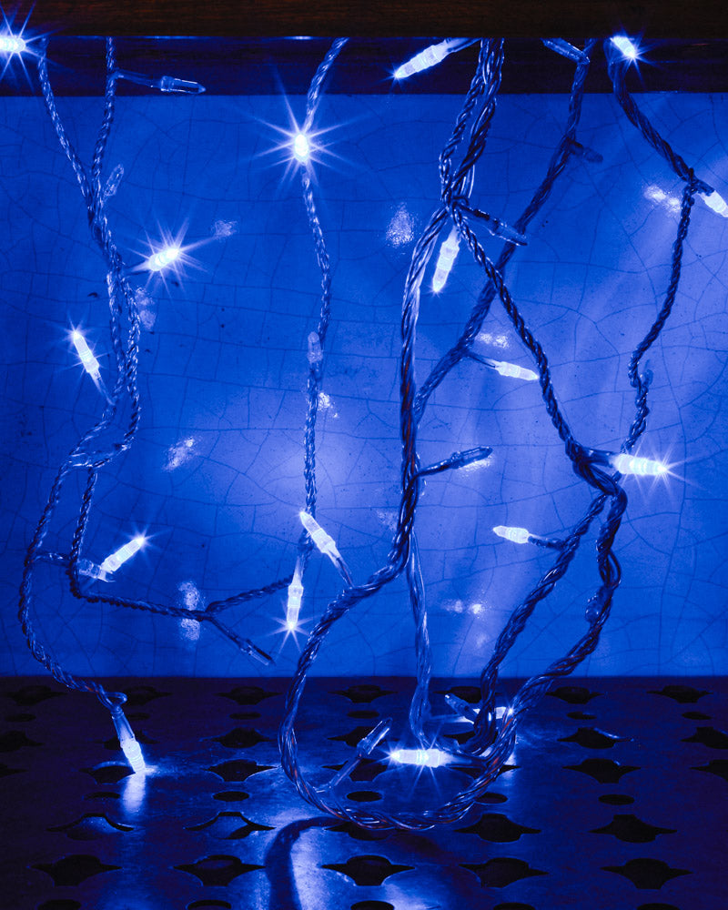 Blachere - Guirlande lumineuse 128 LED - Bleu