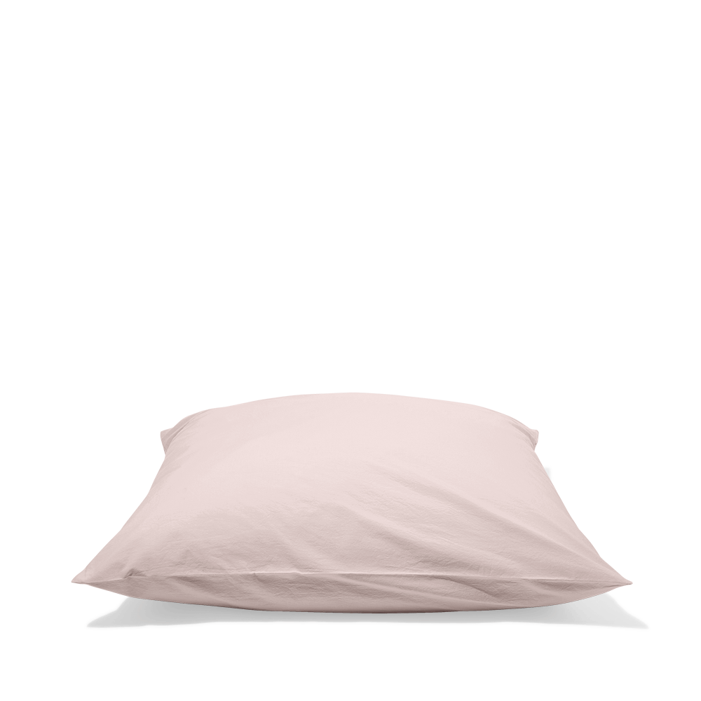 Taie d'oreiller en percale de coton - Rosé Poudré