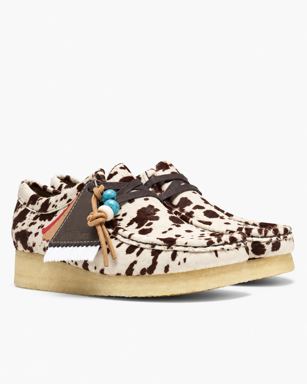 Clarks - Mocassins Wallabee - Imprimé Vache