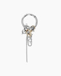 Justine Clenquet - Pam Keychain - Gold Palladium