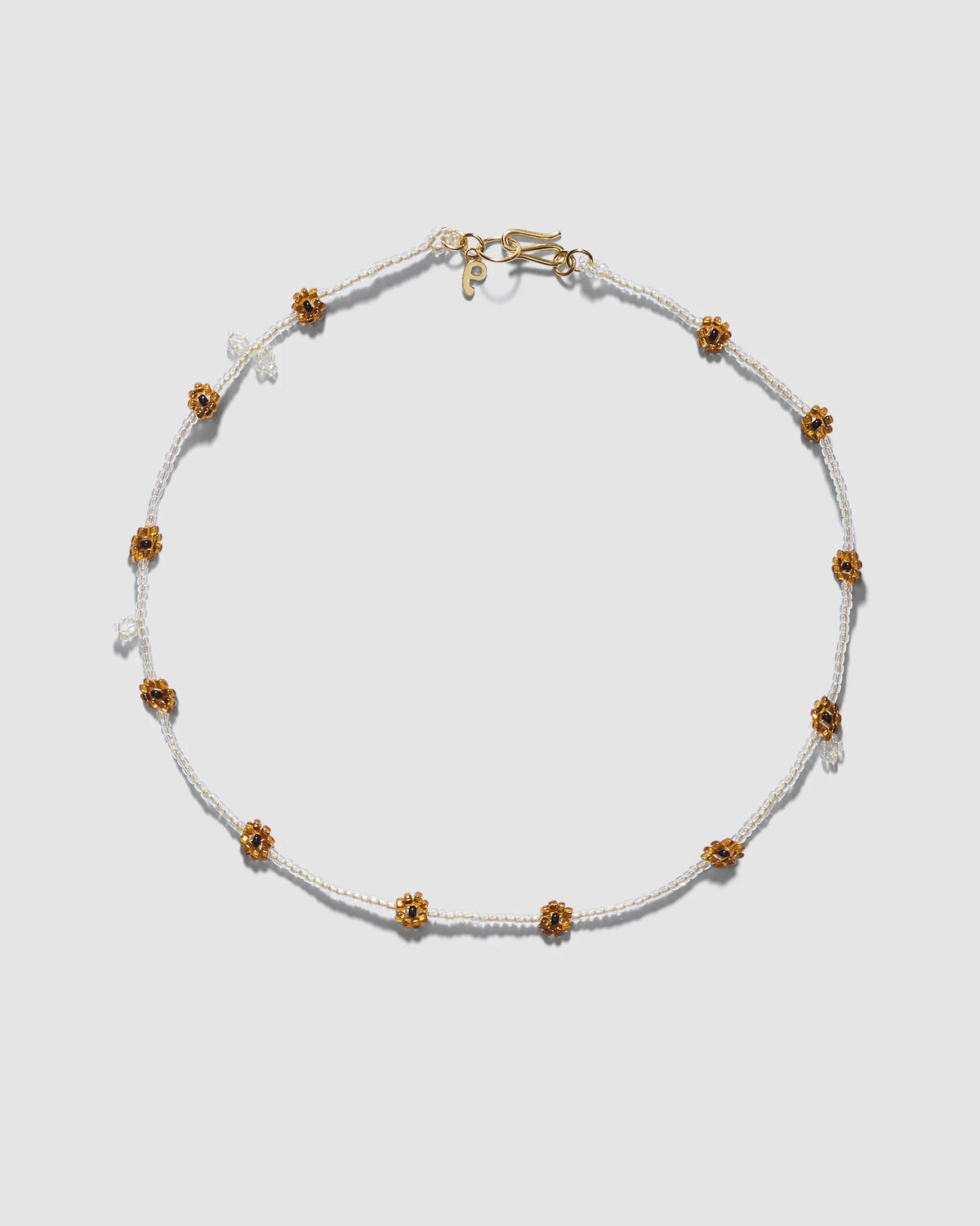 Pura Utz - Bloom Necklace - Brown