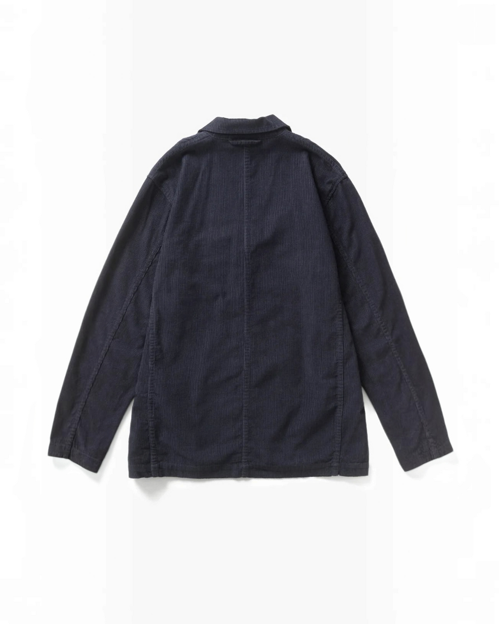 Vue arrière de la veste en velours côtelé bleu marine Service Works disponible chez Merci Paris