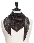 Destin - Foulard Triangle Dis Bandana - Marron