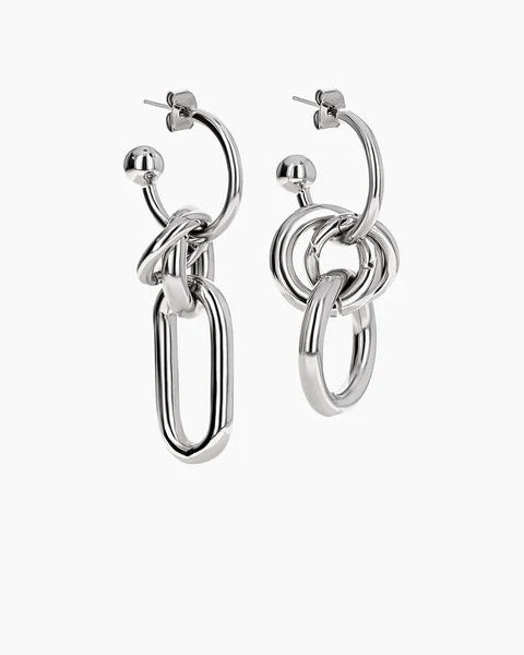 Justine Clenquet - Boucles D'Oreilles Troy - Palladium
