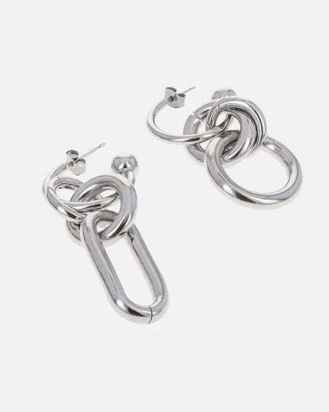 Justine Clenquet - Boucles D'Oreilles Troy - Palladium