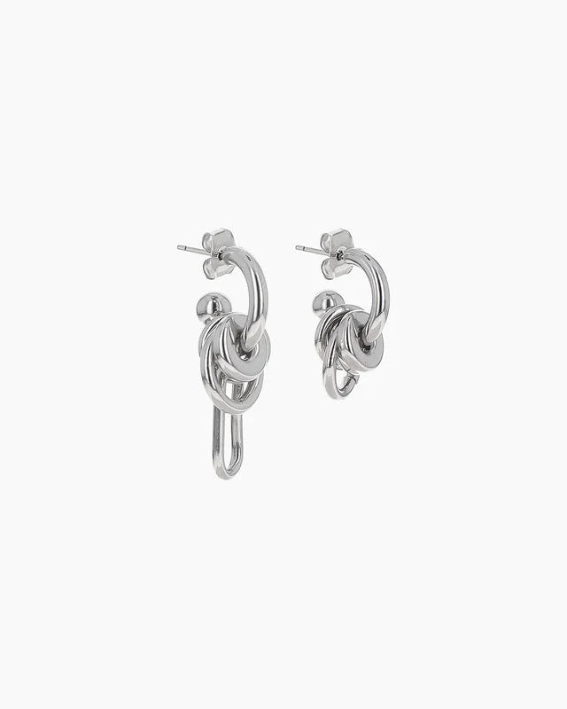 Justine Clenquet - Boucles D'Oreilles Troy Small - Palladium